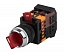 Переключатель 2 фикс полож АС-22 Красный Неон BSW10-ANC-2-K04 ИЭК